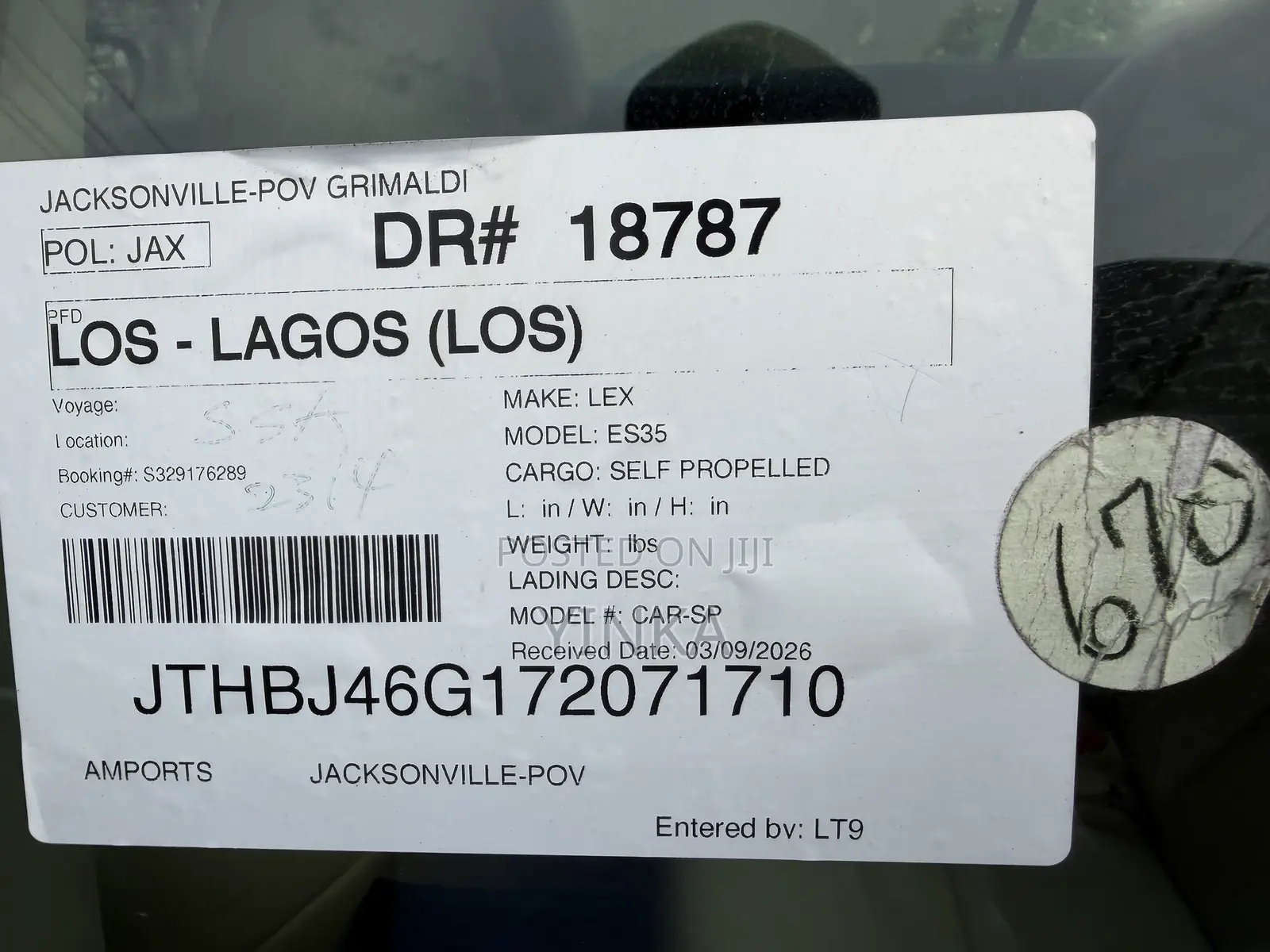 Lexus ES 350 2007 Black