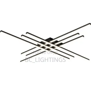 Modern Luxury Ceiling Lamp Creative Linear Chandelier for Living Room
