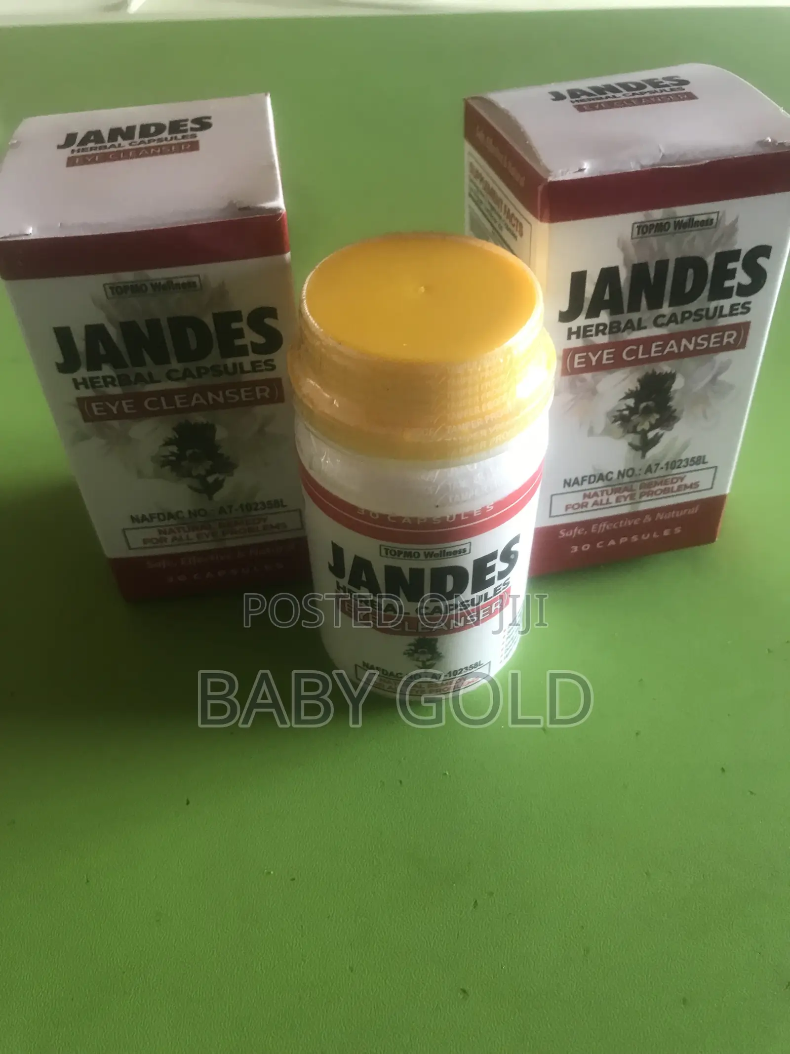 Jandes Herbal Capsule Eye Cleanser