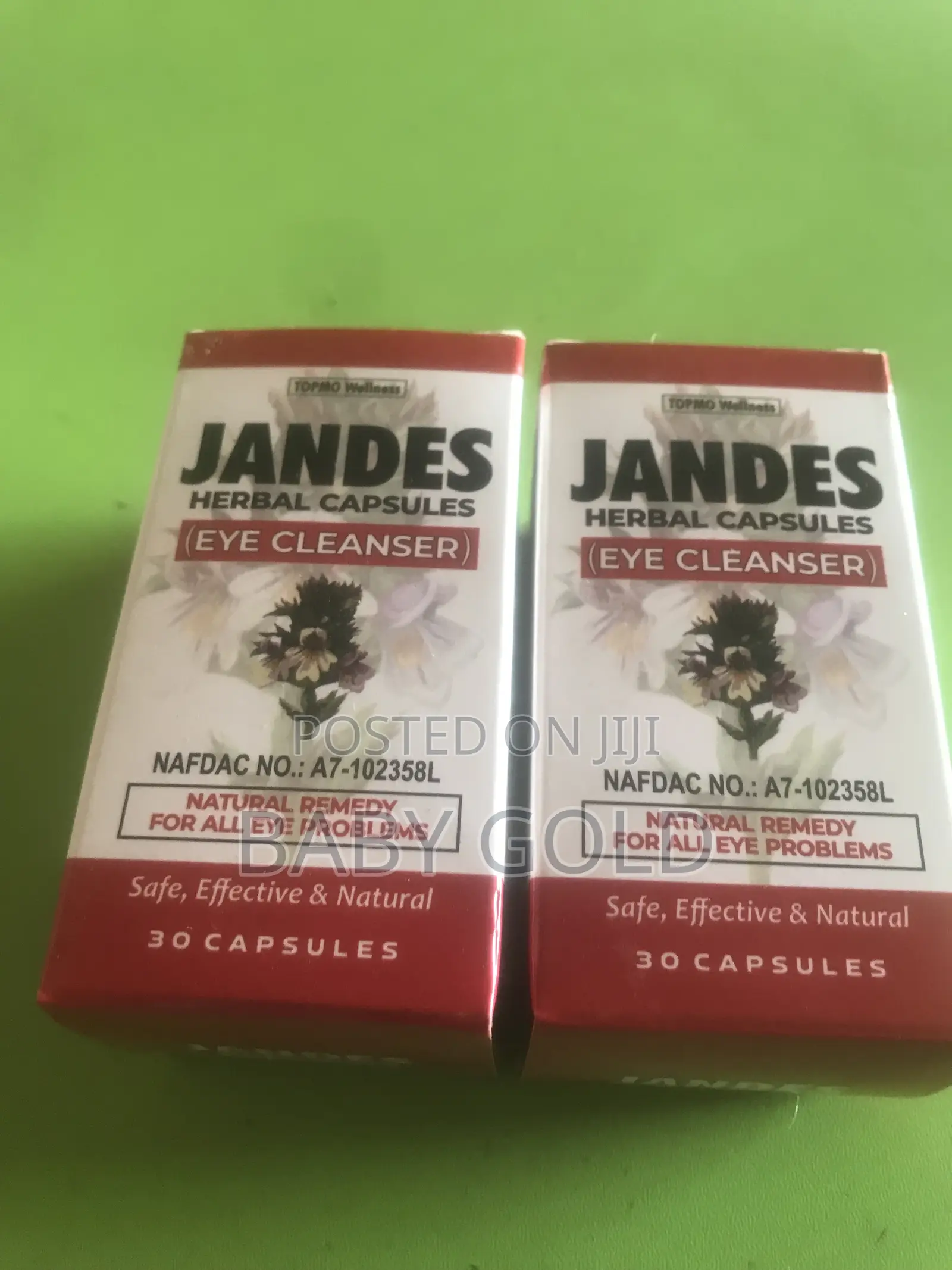 Jandes Herbal Capsule Eye Cleanser