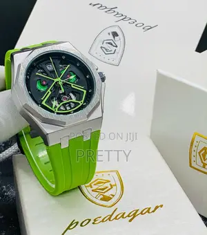 Poedagar Luxury Skeleton Men’S Wristwatch