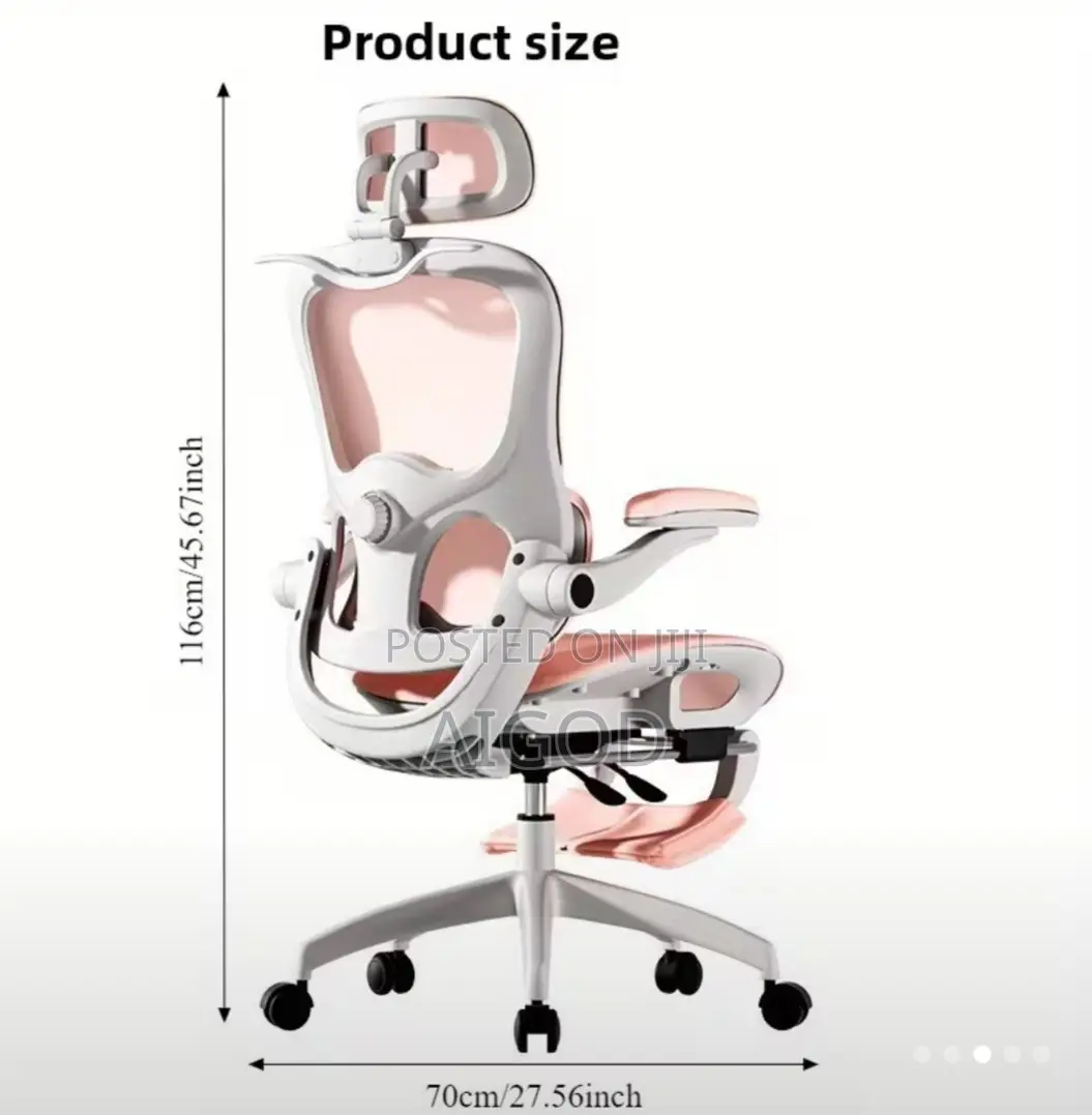 Full Egonomic Chair Pink