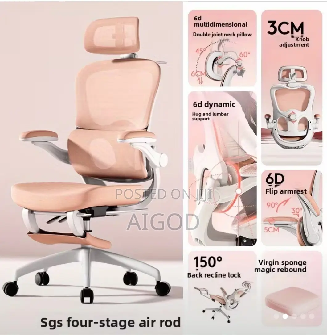 Full Egonomic Chair Pink