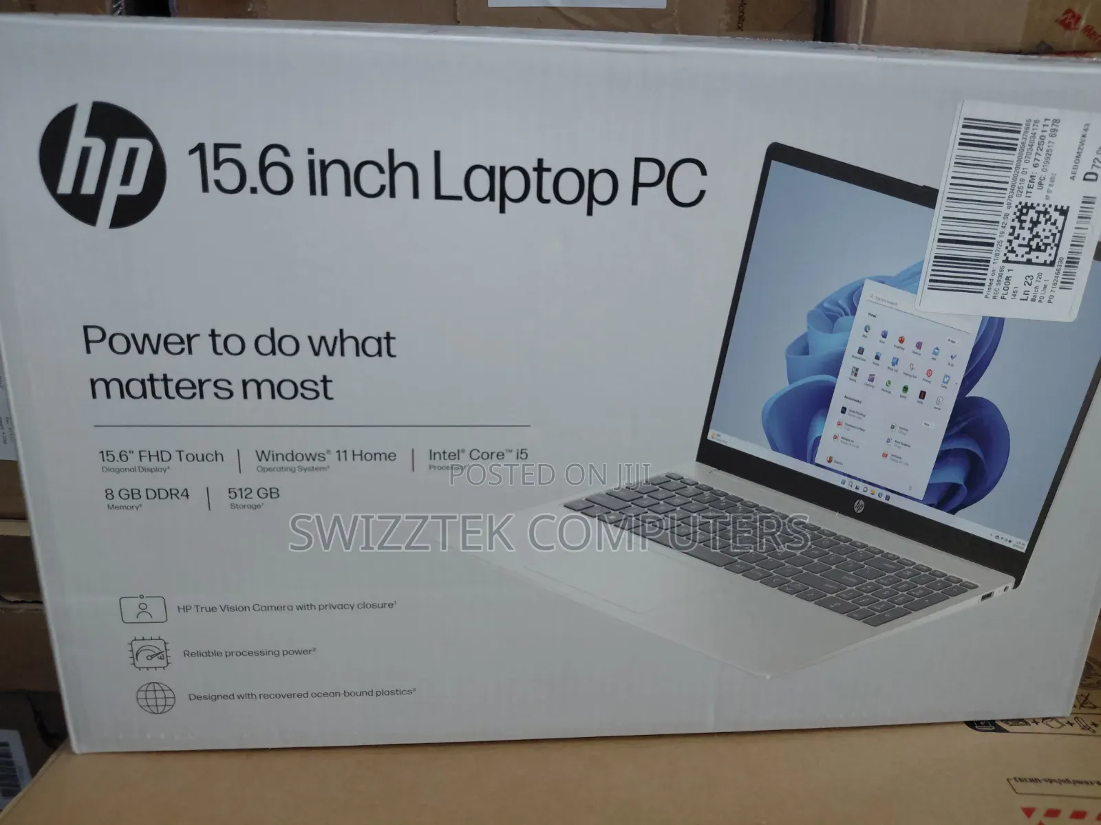 New Laptop HP 15 8GB Intel Core i5 SSD 512GB