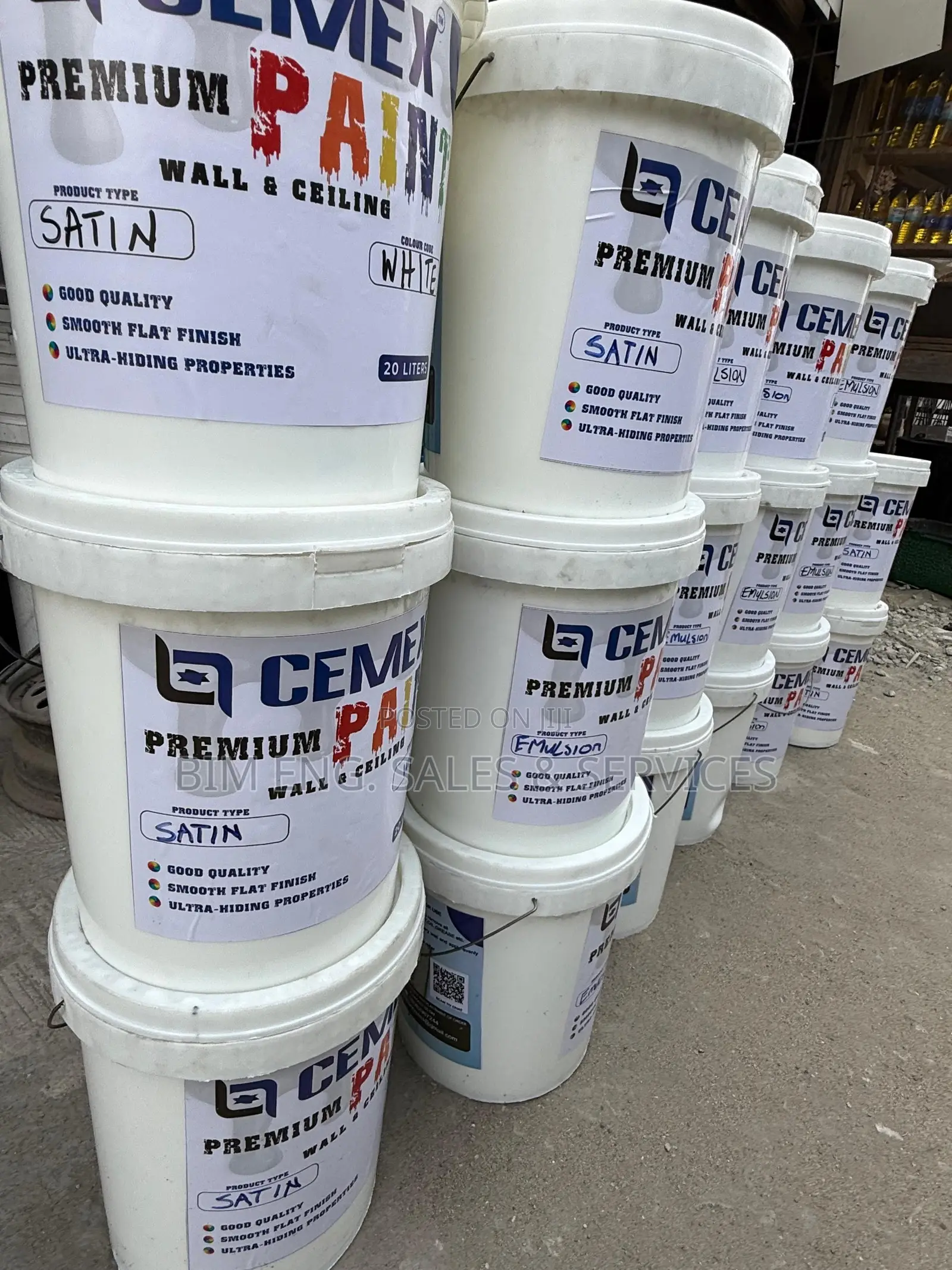 Cemex Wall and Ceiling Paint, Hardener