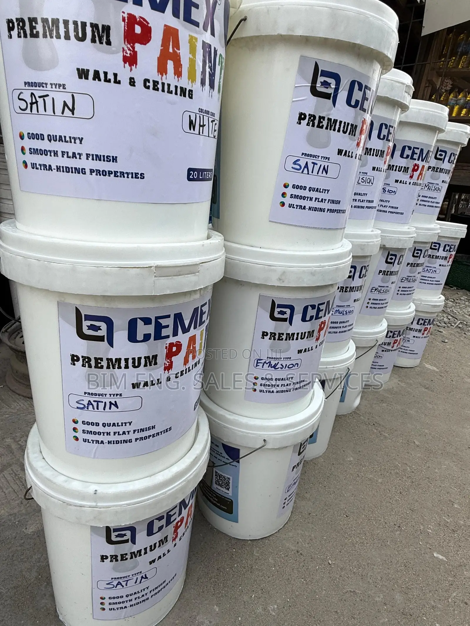 Cemex Wall and Ceiling Paint, Hardener
