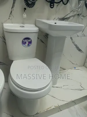 Mini Set Wc Vstar With Basin and Padestal (Water Closet)