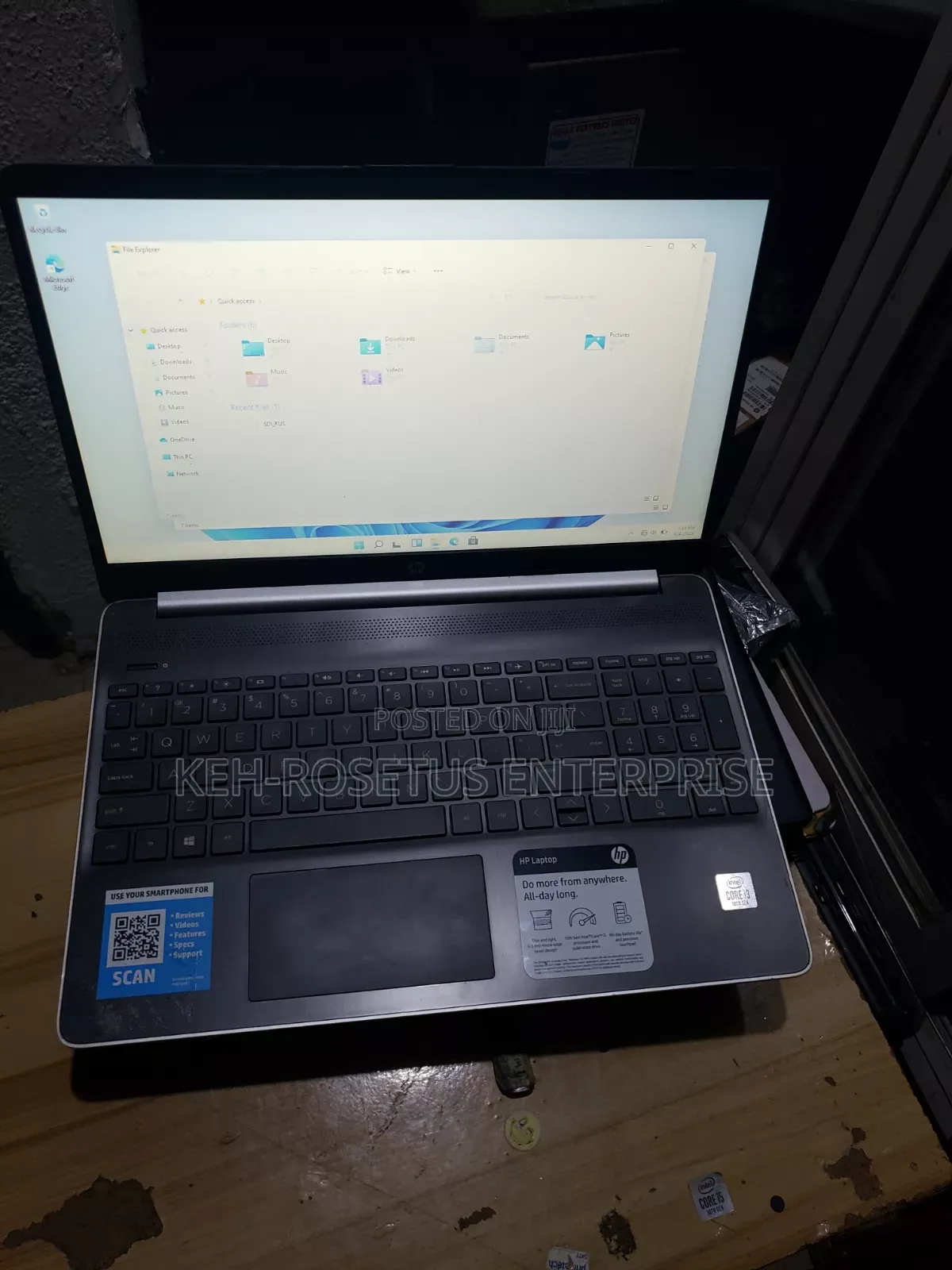 Laptop HP 15s 8GB Intel Core i3 SSD 256GB