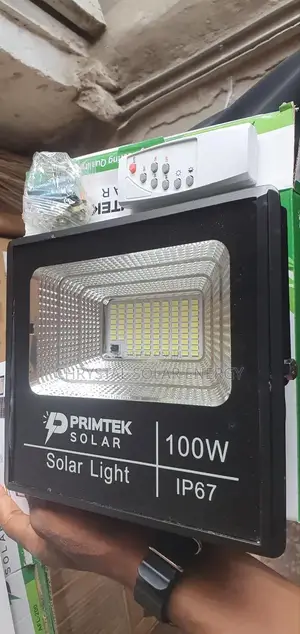 Quality 100watts Solar Flood Light With Remote Control Solar Panel