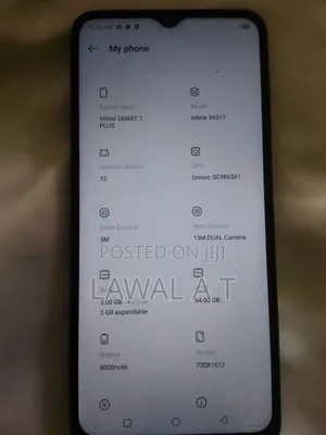 Infinix Smart 7 Plus 64 GB Black