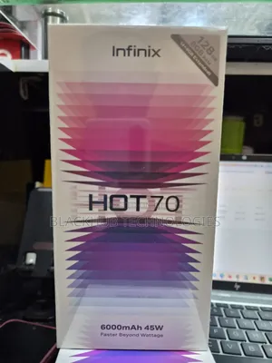 New Infinix Hot 70 128 GB Black