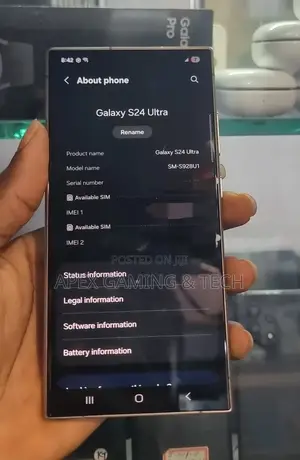 Samsung Galaxy S24 Ultra 256 GB Gray