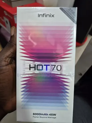 New Infinix Hot 70 256 GB Black