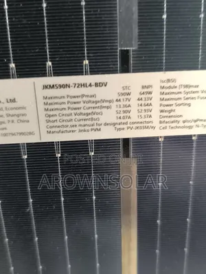 590 Watts Jinko Solar Panel