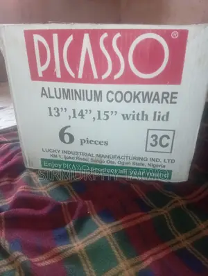 *Title:* New Picasso Aluminium Pot 6-Piece Set 13/14/15" Big Size 3c