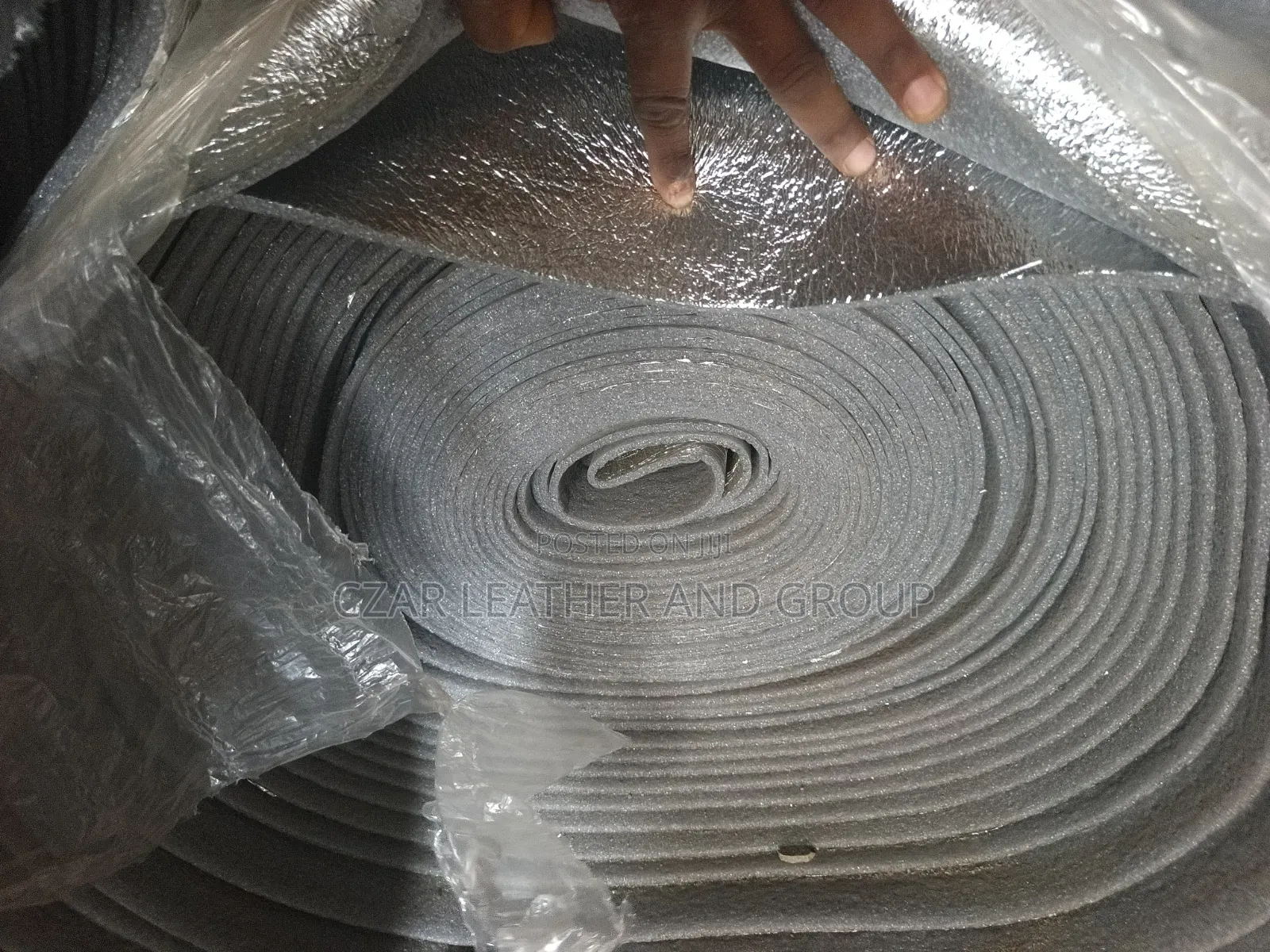Aluminum Linen PVC Polyfill Temperature Regulation Insulating Sheet