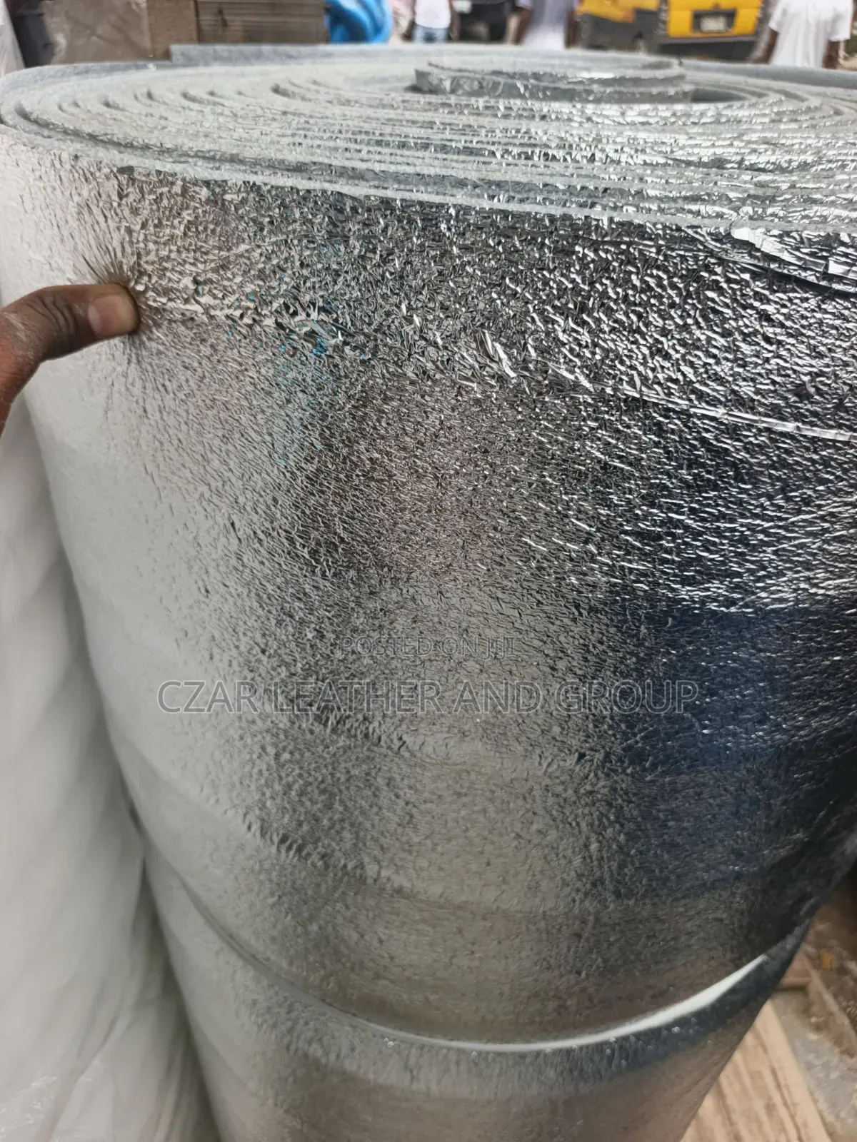 Aluminum Linen PVC Polyfill Temperature Regulation Insulating Sheet