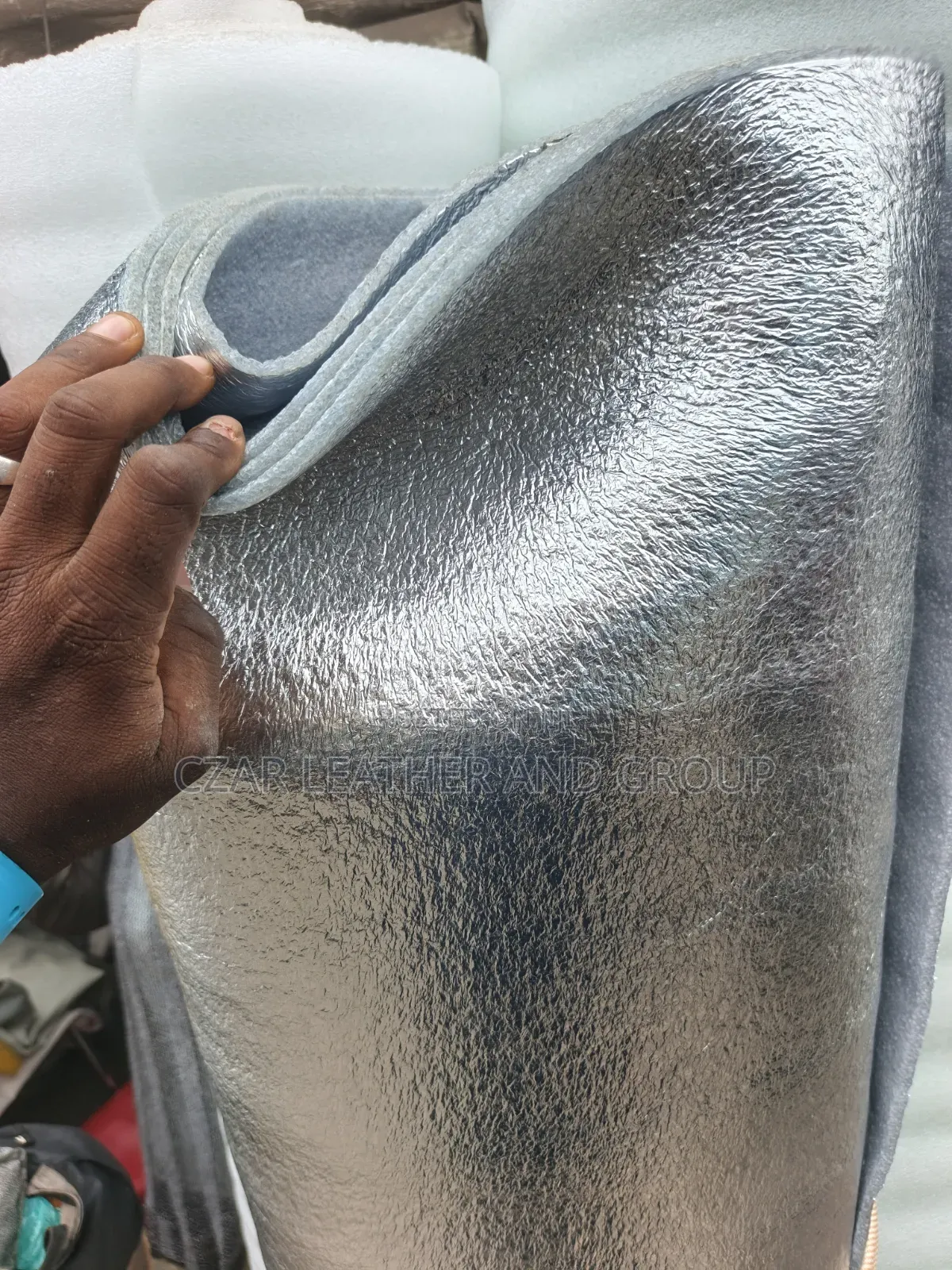 Aluminum Linen PVC Polyfill Temperature Regulation Insulating Sheet