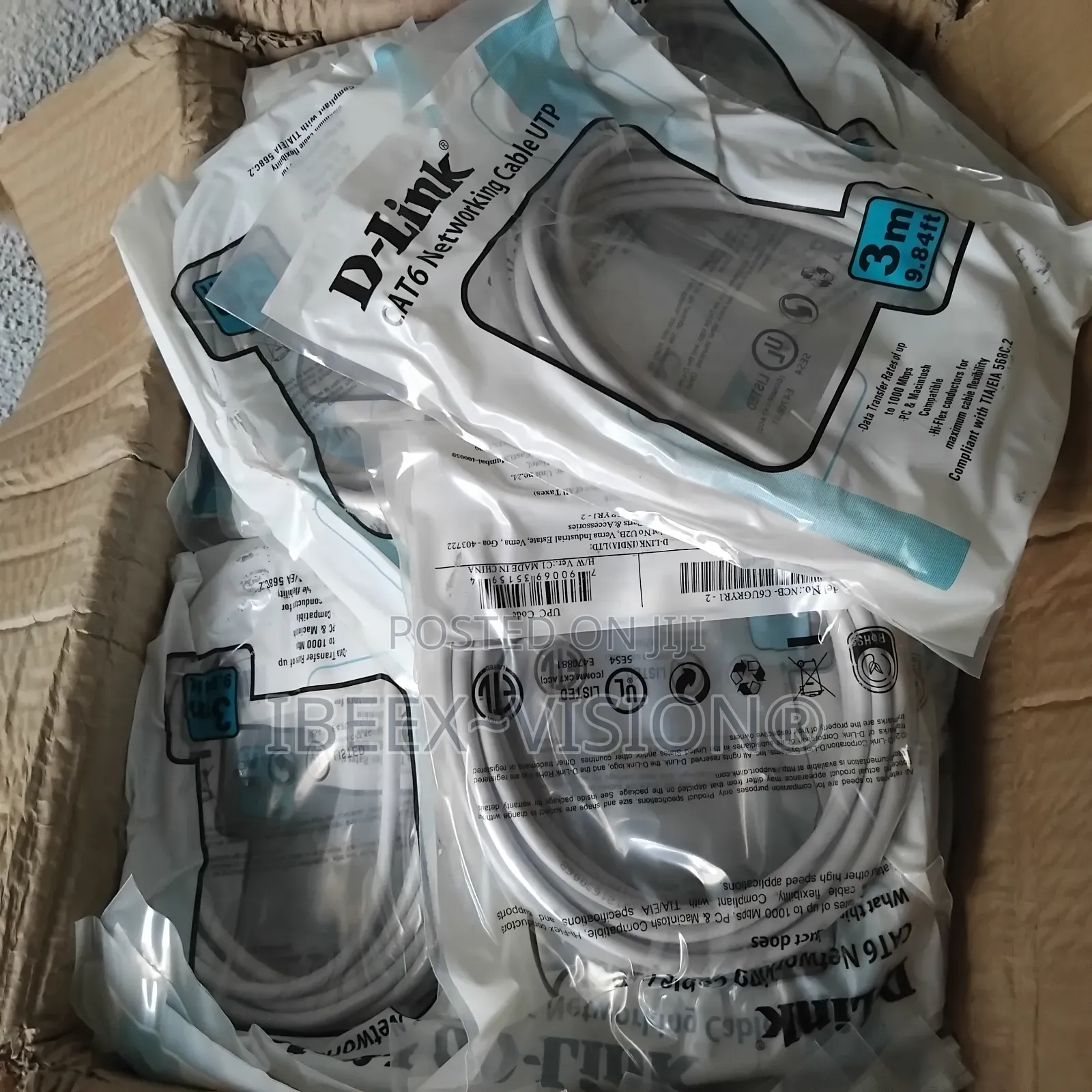 3m D-Link Cat6 Cables Utp Patch Code