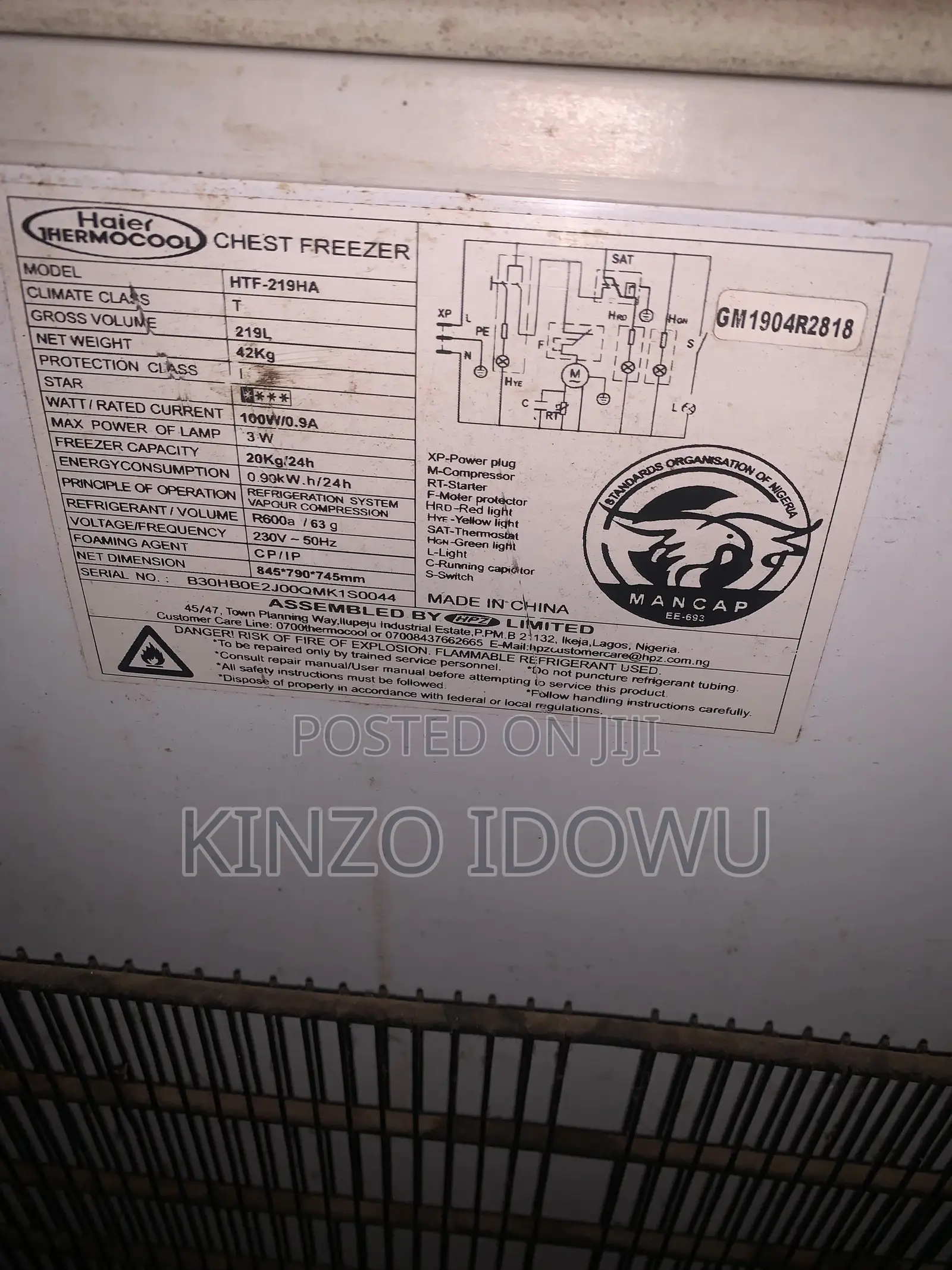 Deep Freezer
