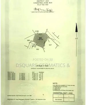 Abuja Fcda Allocation Land for Sale