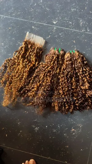 Full Frontal Jerry Curls and Bone Straight Human Hair