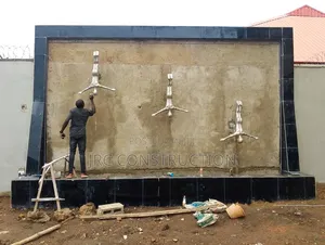 Construction of Water Fountain.
