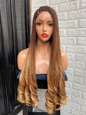 French Curl Braided Wig