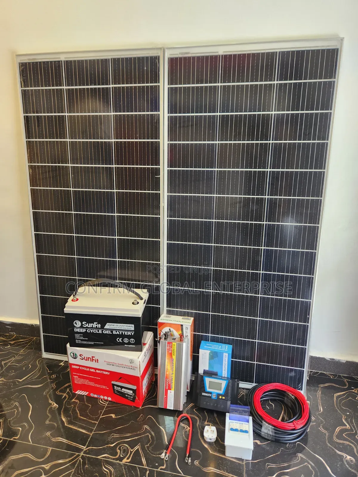 2000w Plus 130ah 12v Solar Installation