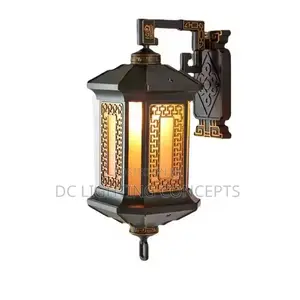 High Quality Waterproof Black Outdoor Lamp.