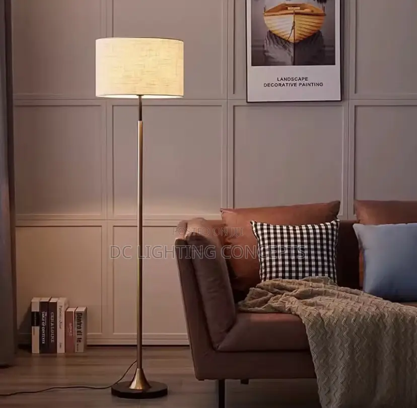 Nordic Minimalist Luxury Iron E27 Floor Lamp