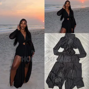 Mesh Set Beach Wear