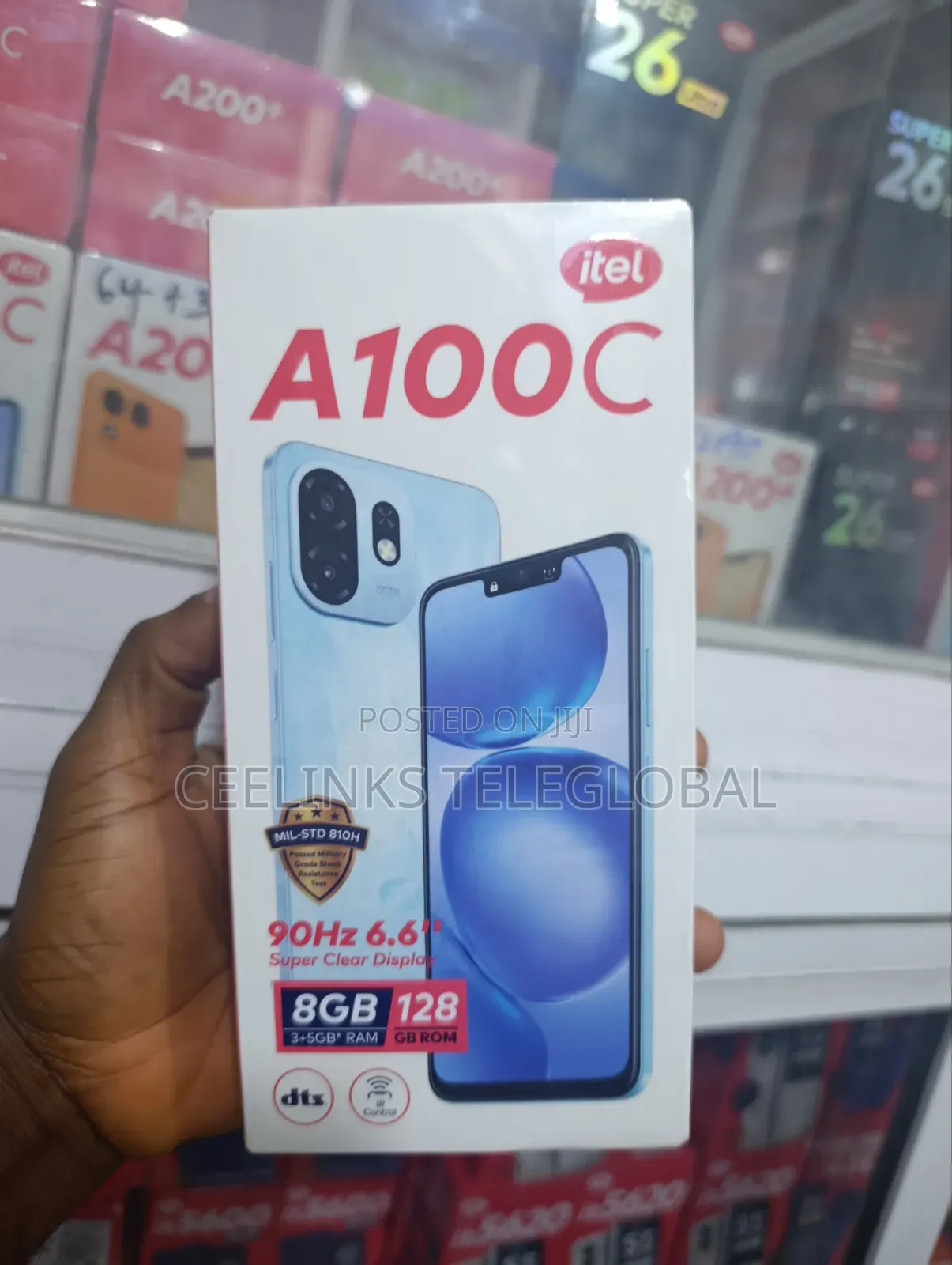 New Itel A100C 128 GB Blue