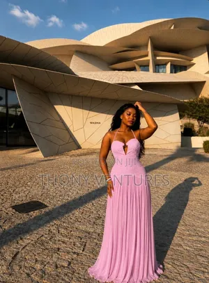 Embroidered Mesh Maxi Dress