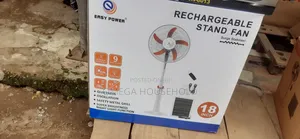 18" Solar Power Fan With Panel and Bulbs 