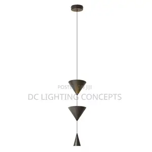 Nordic Long Cord Adjustable Height Led Pendant Light With Cone Shape