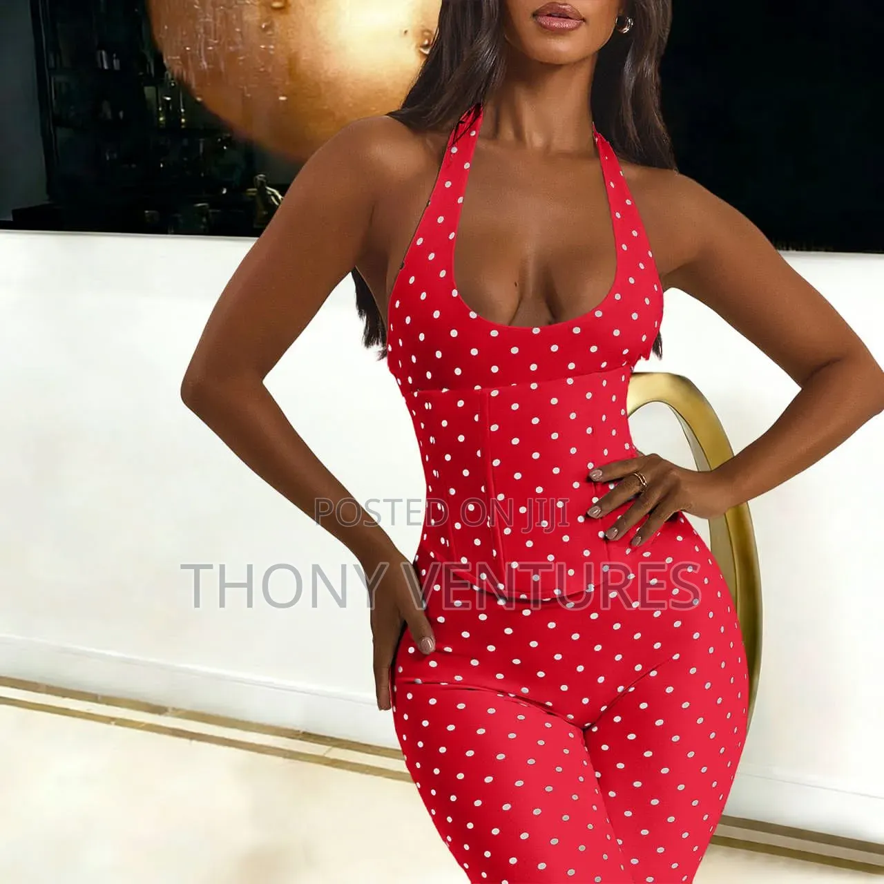 Polka Dot Jumpsuit