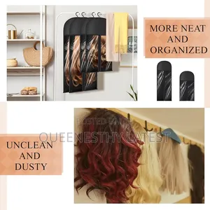 Professional Large Wig Storage Kit - Bag Hanger For Wigs/Extensions
