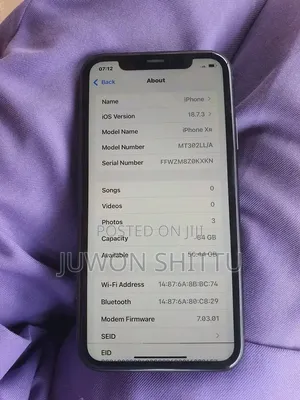 Apple iPhone XR 64 GB Black