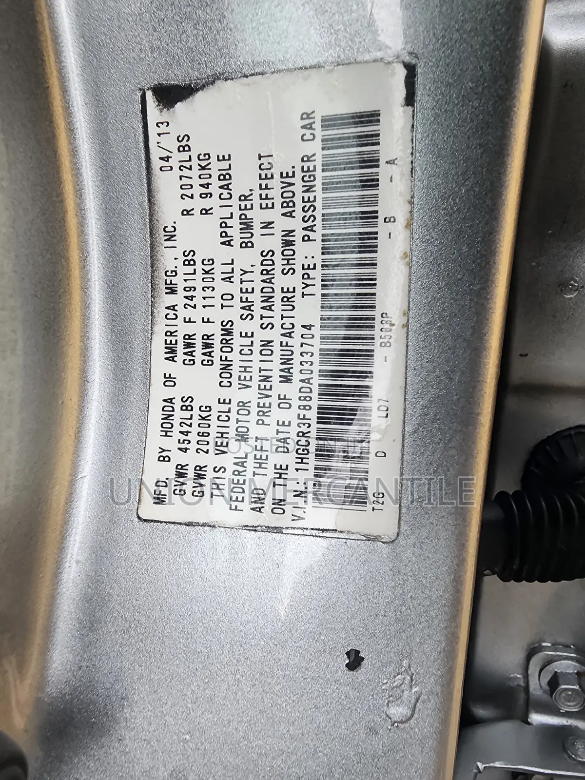Honda Accord 2014 Silver