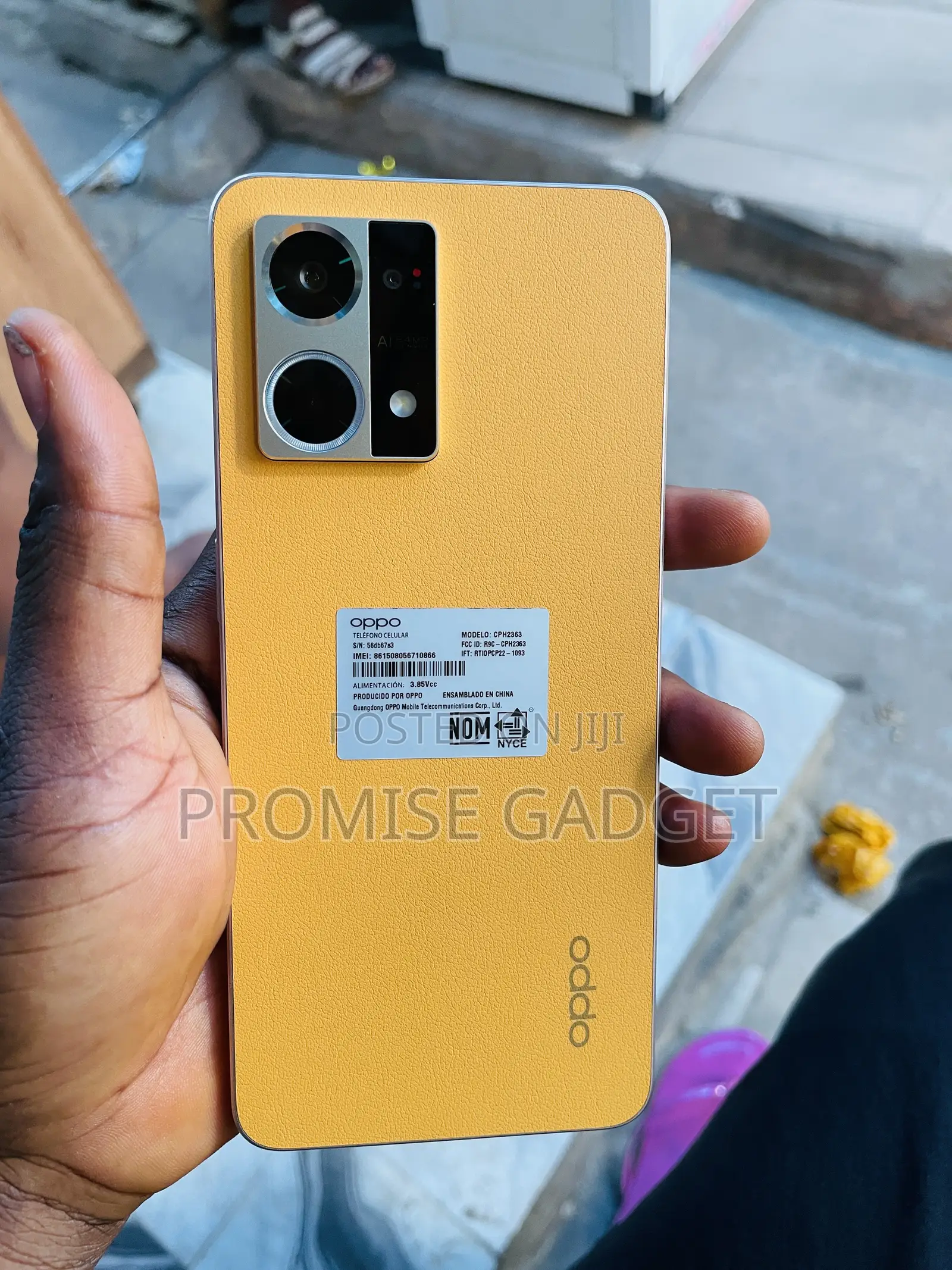 Oppo Reno7 128 GB Yellow
