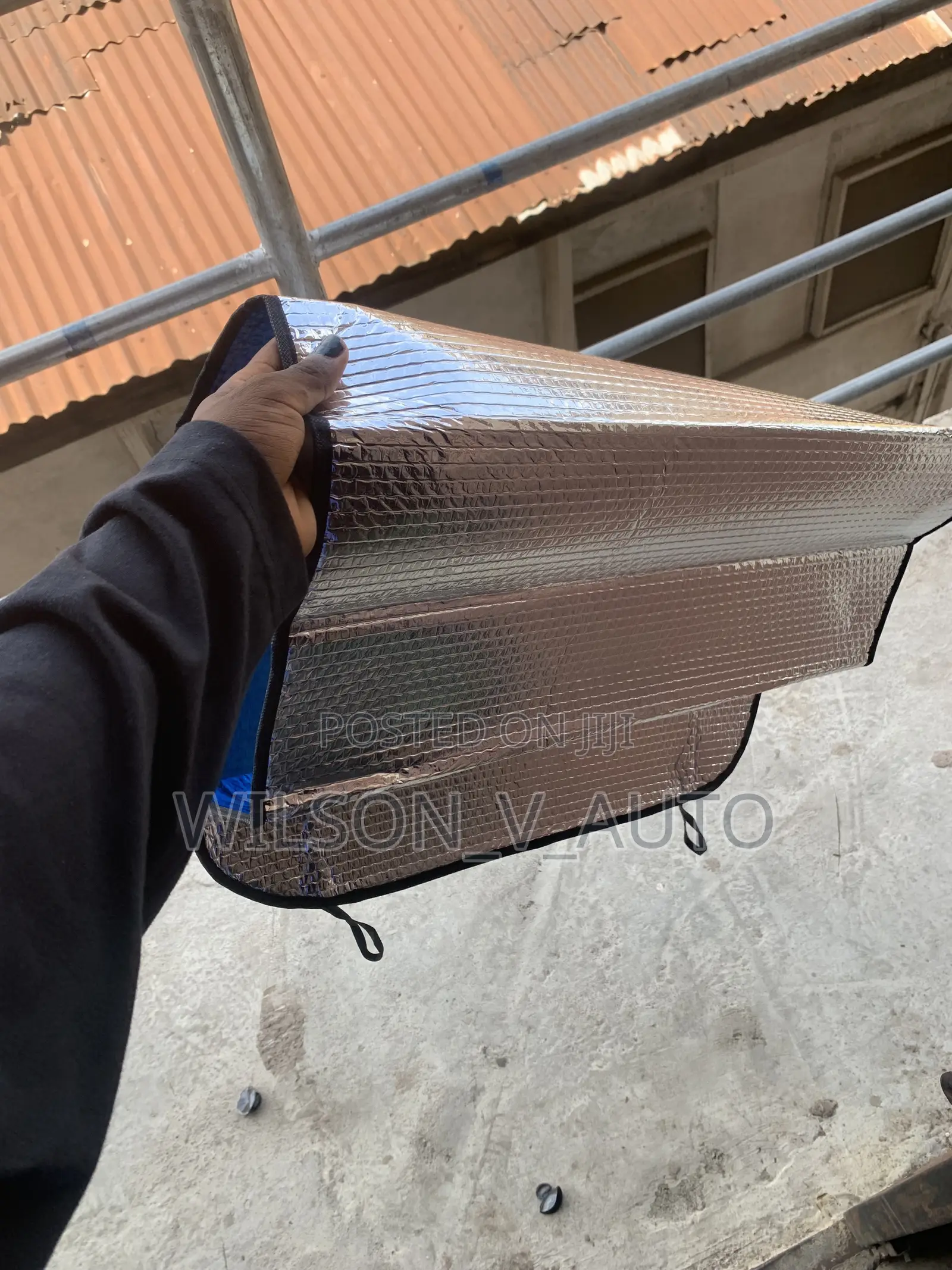 Universal Metallic Foldable Reflective Car Windshield Sunshade