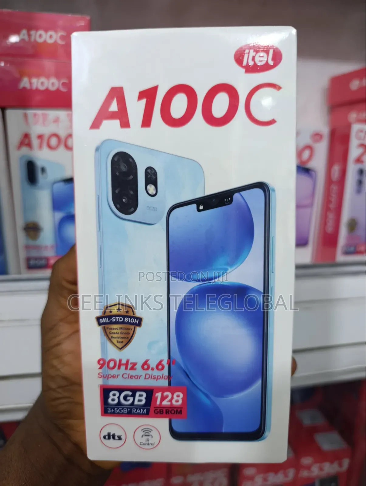 New Itel A100C 128 GB Silver