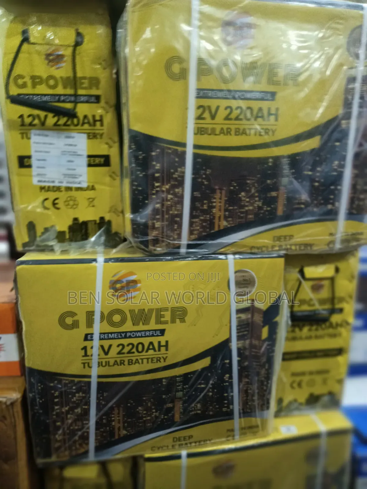 220ah G Power Tubular Battery 12v