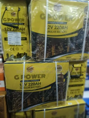 220ah G Power Tubular Battery 12v