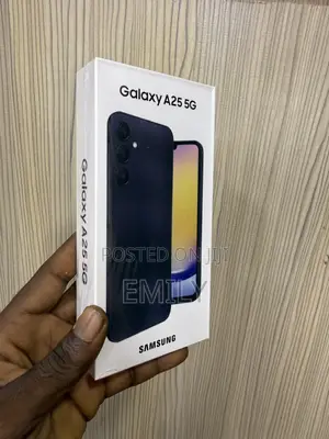 New Samsung Galaxy A25 128 GB Black