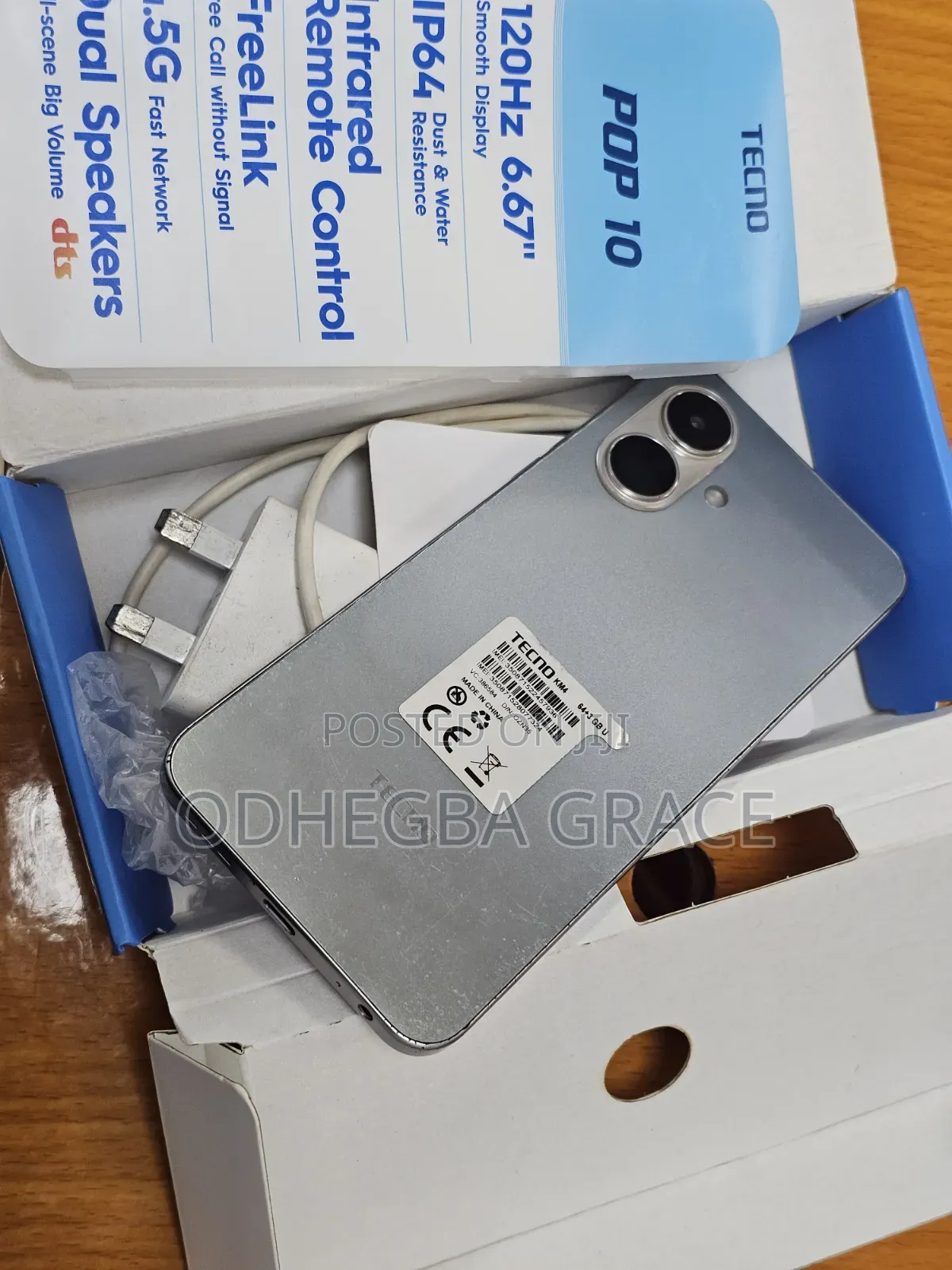 Tecno Pop 10 64 GB Silver