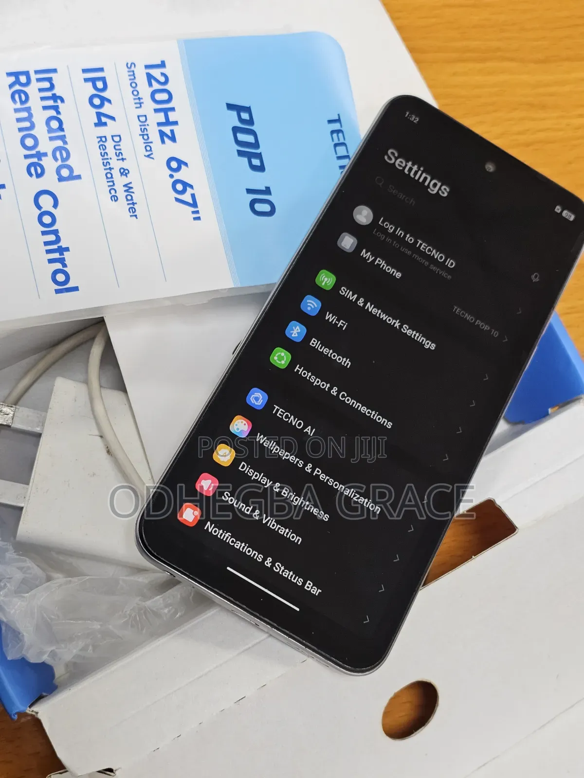 Tecno Pop 10 64 GB Silver