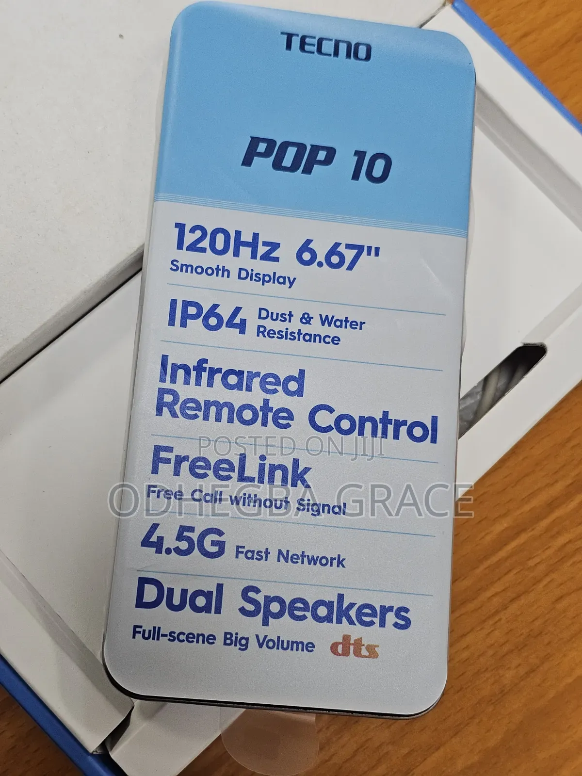 Tecno Pop 10 64 GB Silver