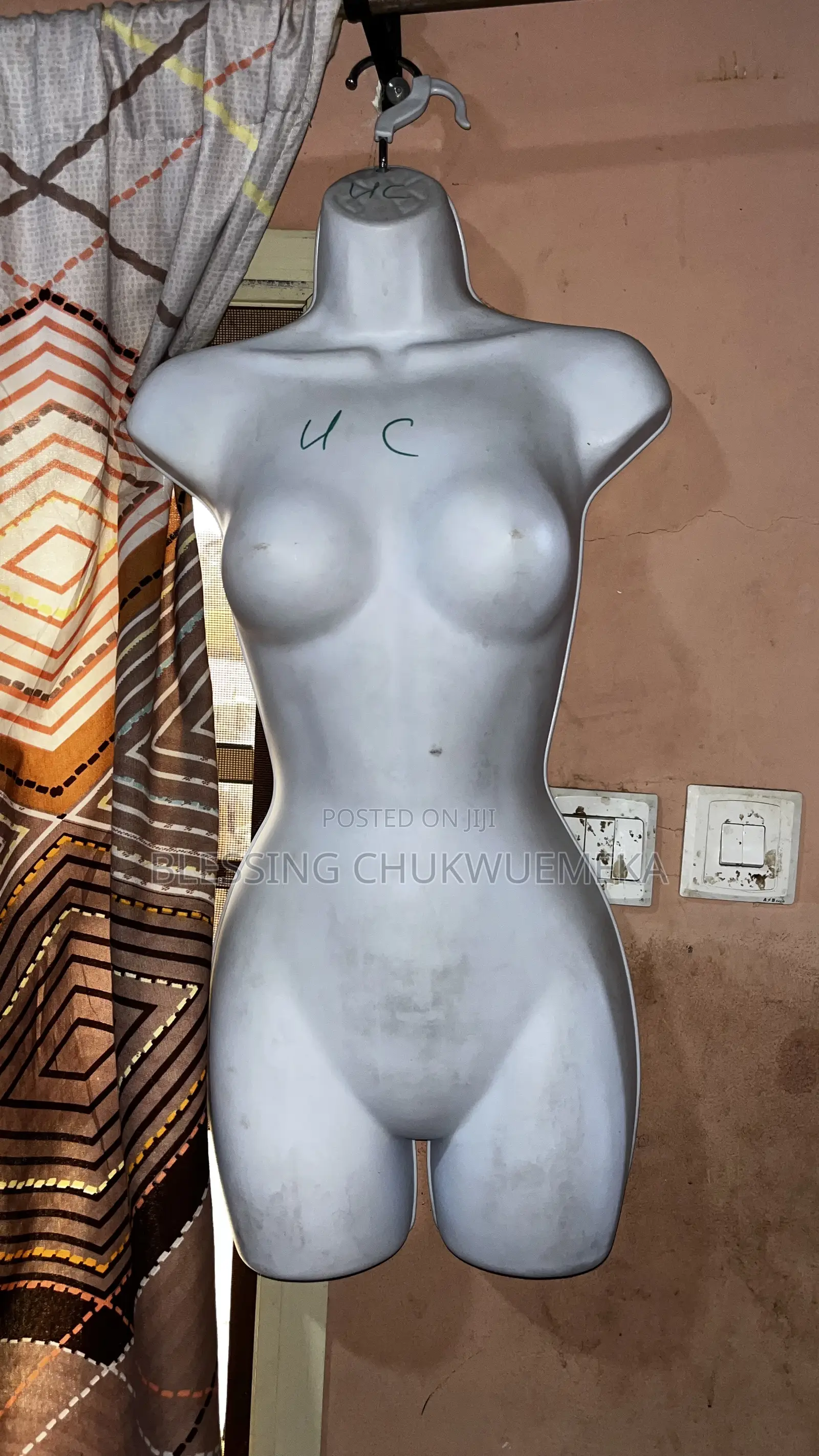Female Chest Plastic Mannequin